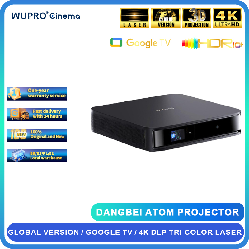 Home Cinema Led Projector - Dangbei ATOM Laser Projector First Google