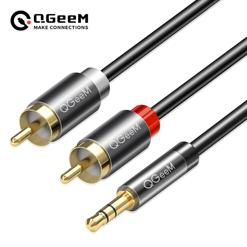 QGeeM RCA Cable 2RCA to 3.5 Au - đánh giá và giá Home Cinema Marantz