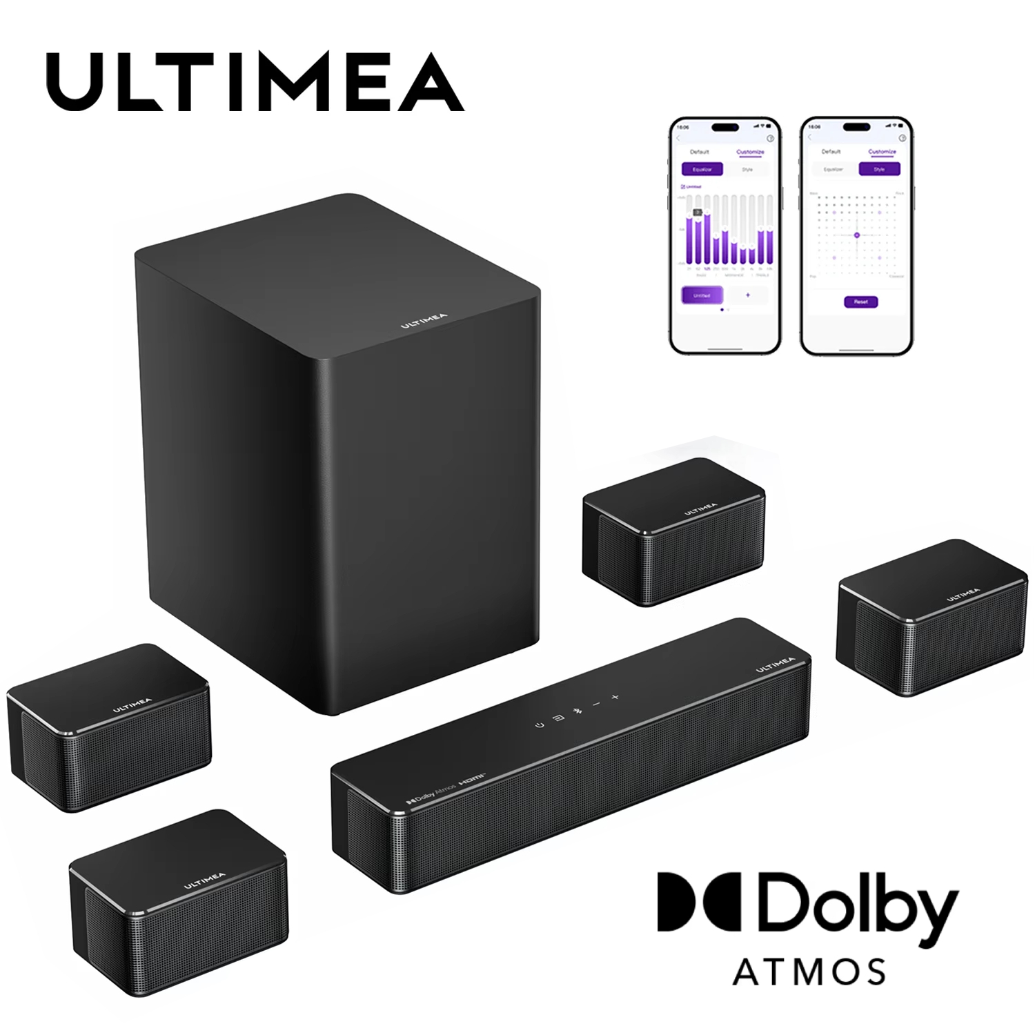 ULTIMEA 500W 7.1ch Dolby Atmos - đánh giá và giá Home Cinema Dolby Atmos 7.1