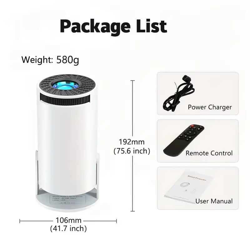 Hot Smart TV Android Support 4 - đánh giá và giá Home Cinema Led Projector