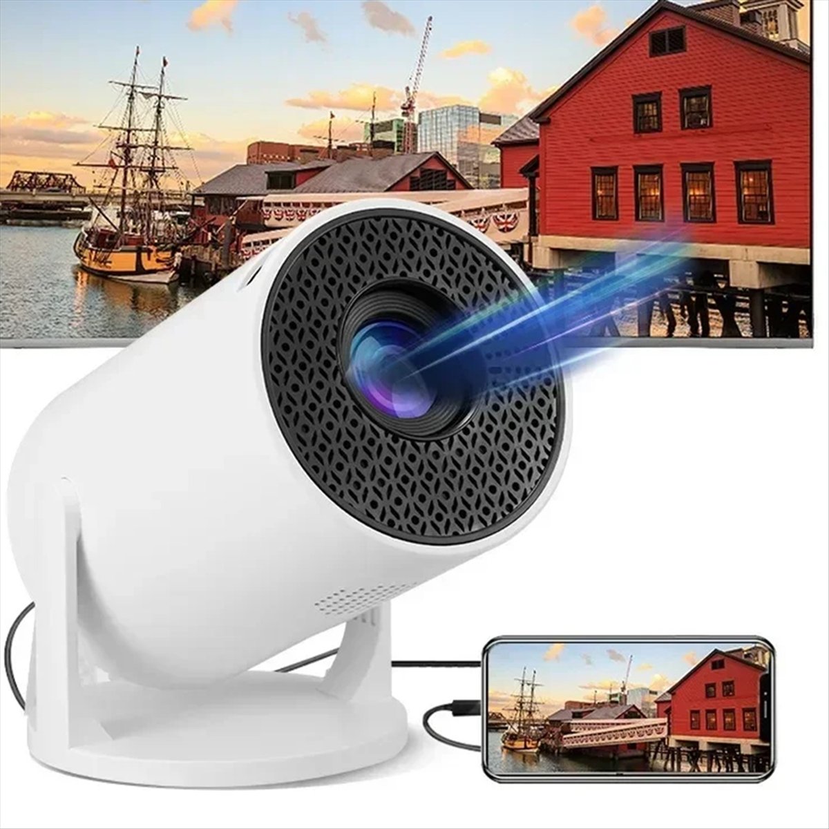 A77K Projector Wireless Fideli - đánh giá và giá Home Cinema Led Projector