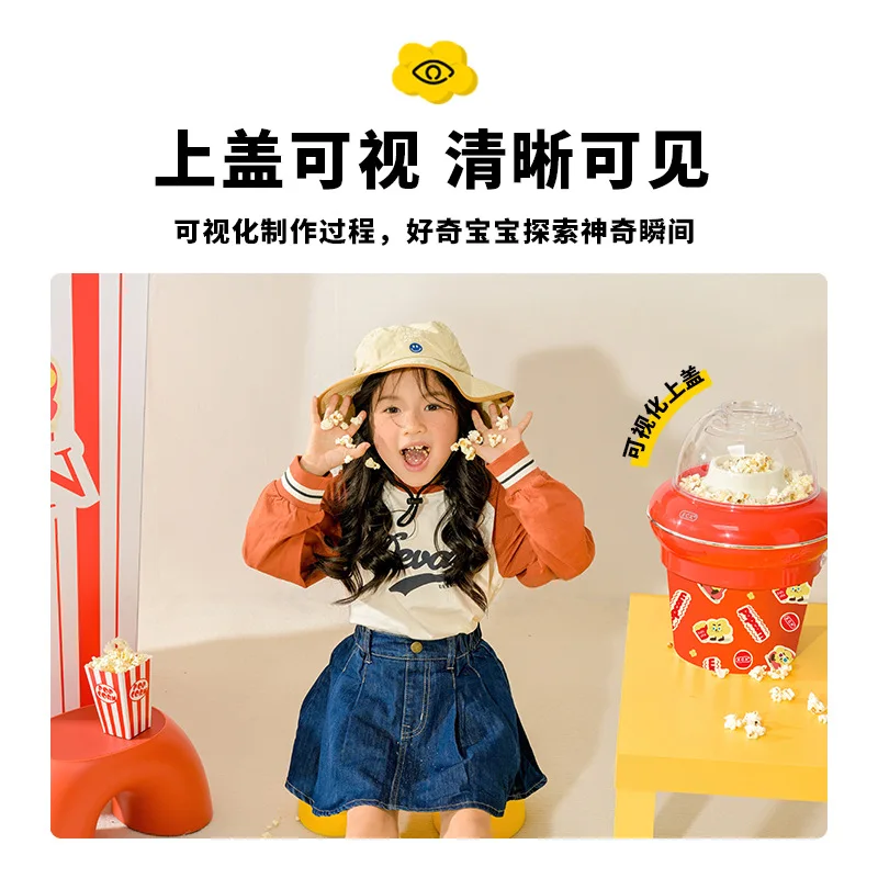 220V ECX Automatic Popcorn Mak - đánh giá và giá Popcorn Machine Home