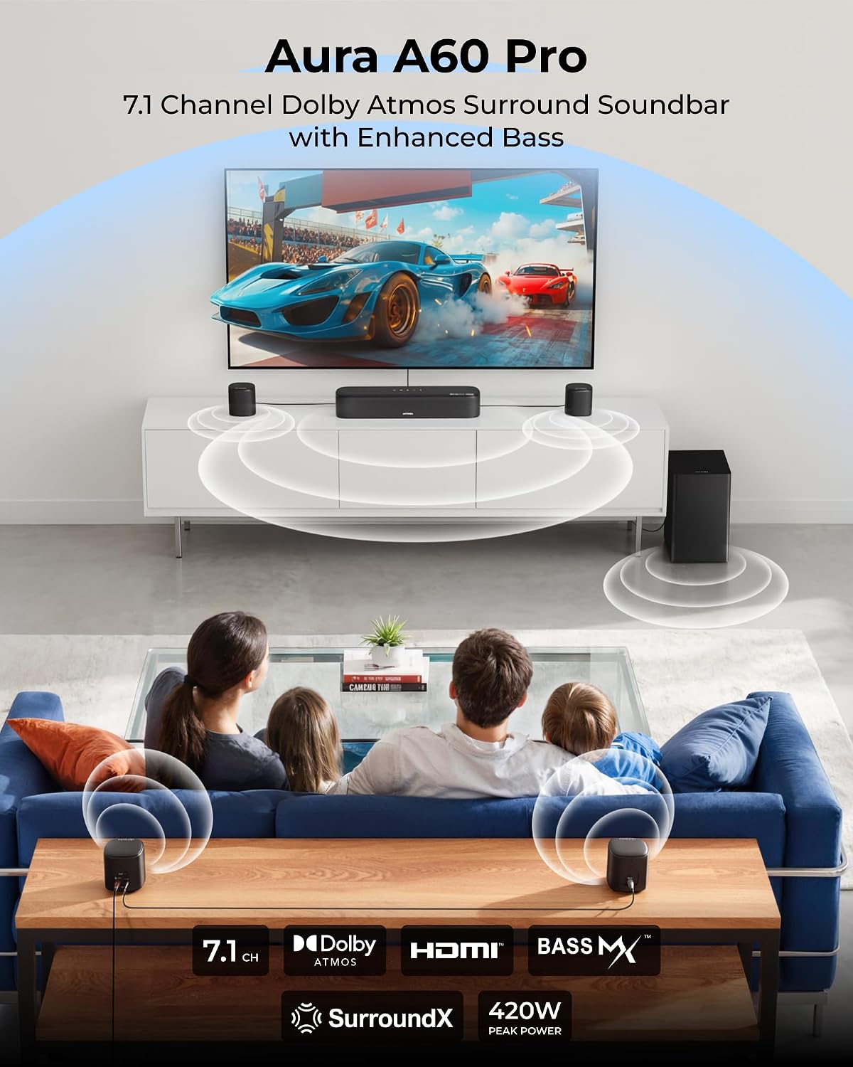 7.1-Channel Dolby Atmos Surrou - đánh giá và giá Home Cinema Dolby Atmos 7.1