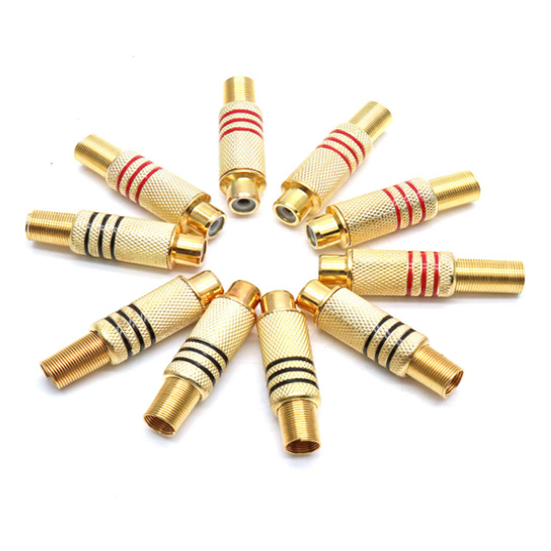 4PCS RCA Plug Gold Plated Sold - đánh giá và giá Home Cinema Marantz